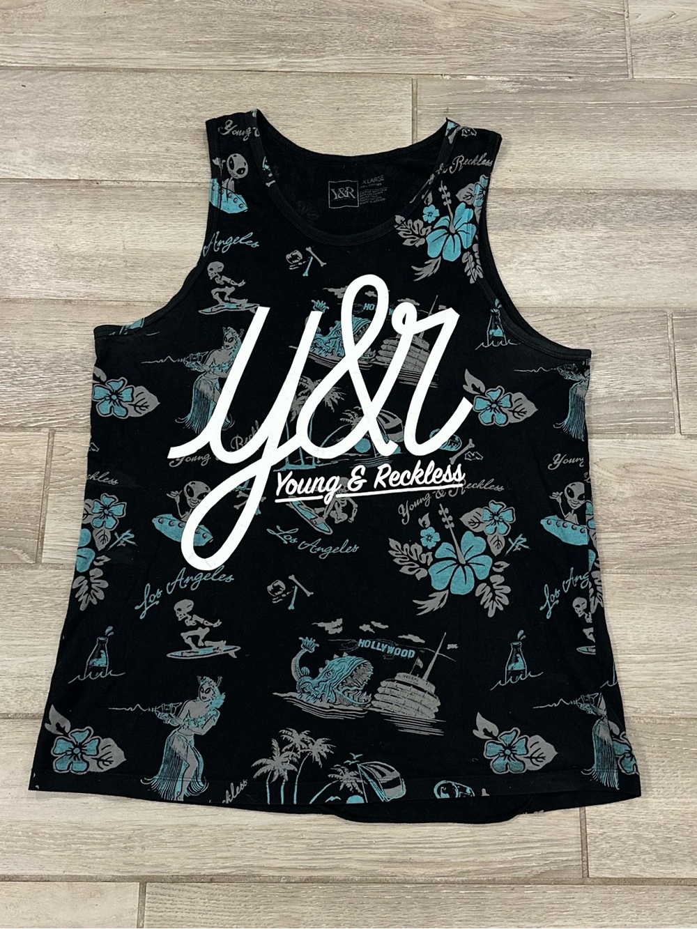 Young & Reckless Tank Top, Size: X-Large